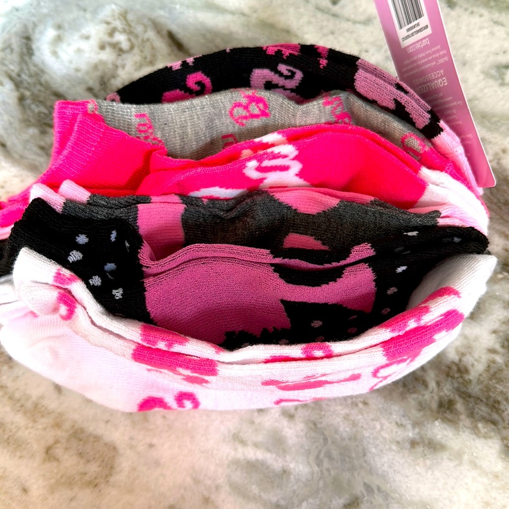 Set of 6 Barbie crew socks - Picture 3 of 10